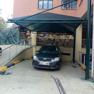 pyramid shade net carport