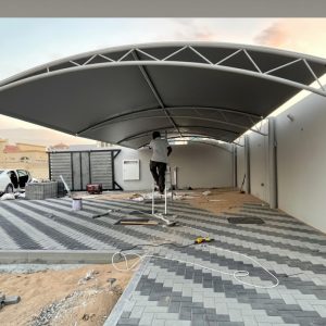 premium single bay pyramid carshade