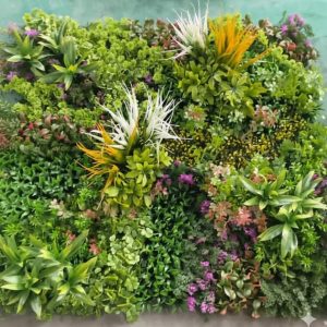 Home premium artificial moss & foliage wall plant panels, 1m×1m at kshs.7500