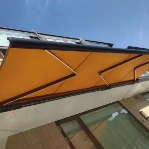 4x3m 3x2.5m 5x3m electric full cassette awning with remote control luxury style uv protection for outdoor garden & balcony