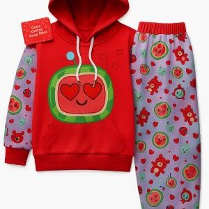 kids' cocomelon inspired hoodie & joggers set. ages 1 12yrs prices (600/ wholesale 10pcs
