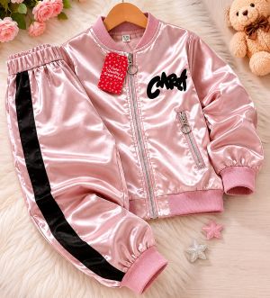 2 piece satin bomber jacket set. ages 7 8yrs prices (600/ wholesale 10pcs 2 piece satin bomber jacket set. ages 7 8yrs prices (600/ wholesale 10pcs