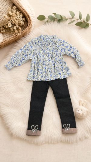 floral blouse & bow detail leggings set. ages 1 12yrs prices (600/ wholesale 10pcs floral blouse & bow detail leggings set. ages 1 12yrs prices (600/ wholesale 10pcs