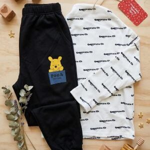 long sleeve shirt & jogger set. ages 3 4yrs prices (600/ wholesale 10pcs