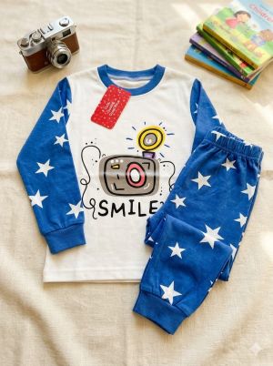 "smile" camera & star print loungewear set. ages 1 12yrs prices (600/ wholesale 10pcs "smile" camera & star print loungewear set. ages 1 12yrs prices (600/ wholesale 10pcs