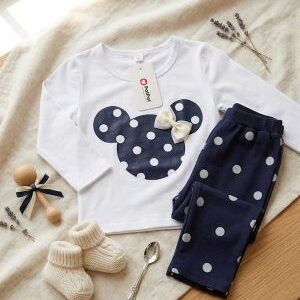 mickey inspired top & leggings set. ages 1 4yrs prices (600/ wholesale 10pcs