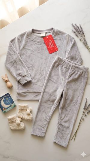 plush velour loungewear set in heather grey. ages 1 12yrs prices (600/ wholesale 10pcs plush velour loungewear set in heather grey. ages 1 12yrs prices (600/ wholesale 10pcs