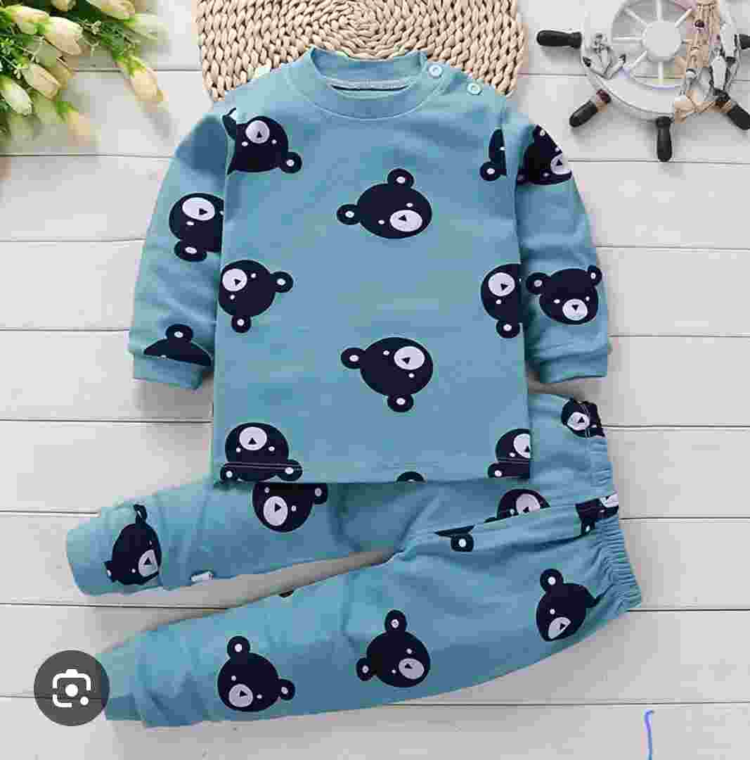 baby boys blue bear print 2 piece outfit set baby boys blue bear print 2 piece outfit set